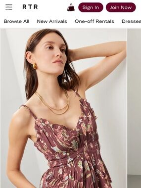 Sea New York Floral Ruffled Spaghetti Strap tank top - Mauve Floral